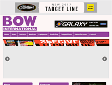 Tablet Screenshot of bow-international.com